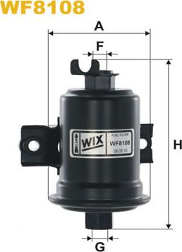 WIX Filters WF8108 - Filtru combustibil - allinparts.ro