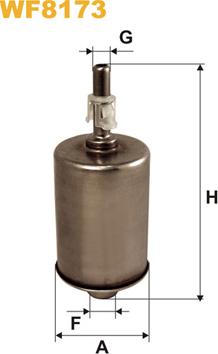 WIX Filters WF8173 - Filtru combustibil - allinparts.ro