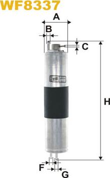 WIX Filters WF8337 - Filtru combustibil - allinparts.ro