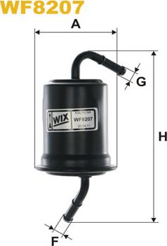 WIX Filters WF8207 - Filtru combustibil allinparts.ro