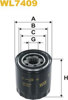 WIX Filters WL7409 - Filtru ulei - allinparts.ro