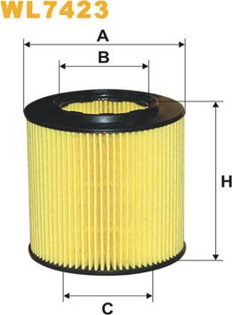 WIX Filters WL7423 - Filtru ulei - allinparts.ro