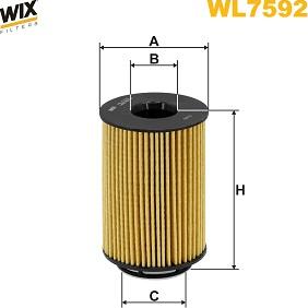 WIX Filters WL7592 - Filtru ulei - allinparts.ro