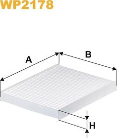 WIX Filters WP2178 - Filtru, aer habitaclu - allinparts.ro