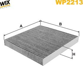 WIX Filters WP2213 - Filtru, aer habitaclu allinparts.ro