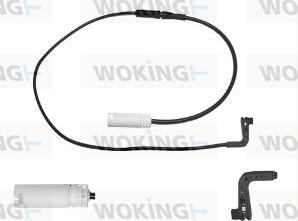 Woking 001069 - Senzor de avertizare,uzura placute de frana - allinparts.ro