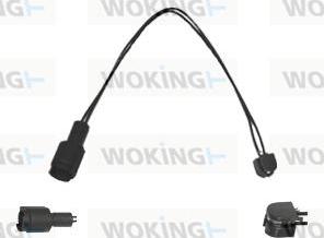 Woking 001004 - Senzor de avertizare,uzura placute de frana - allinparts.ro