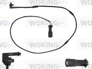 Woking 001006 - Senzor de avertizare,uzura placute de frana allinparts.ro