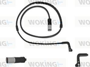 Woking 001080 - Senzor de avertizare,uzura placute de frana - allinparts.ro