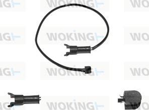 Woking 001026 - Senzor de avertizare,uzura placute de frana allinparts.ro