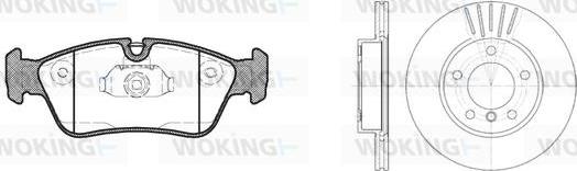 Woking 82843.02 - Set frana, frana disc - allinparts.ro