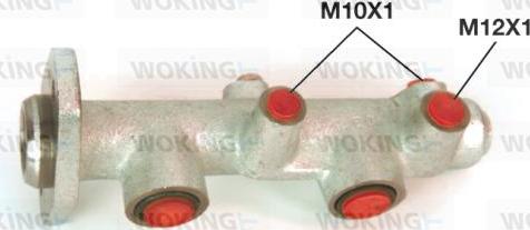 Woking C1023.01 - Pompa centrala, frana allinparts.ro