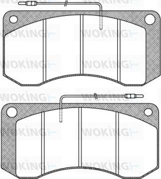 KLAXCAR 26213z - Set placute frana,frana disc allinparts.ro