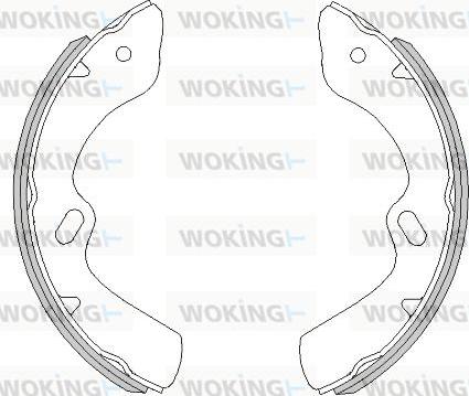 Woking Z4459.00 - Sabot frana - allinparts.ro