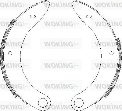 Woking Z4200.00 - Sabot frana - allinparts.ro