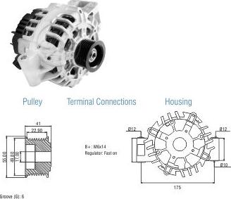 ZM ZM 90.203.03 - Generator / Alternator allinparts.ro
