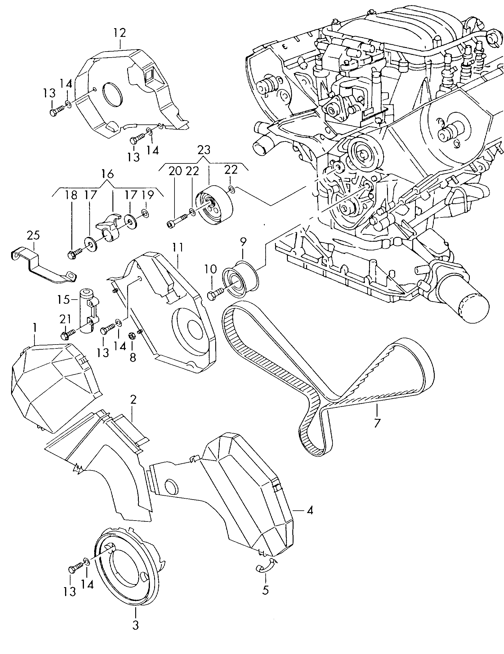 VAG 078109479B - Intinzator curea, curea distributie allinparts.ro