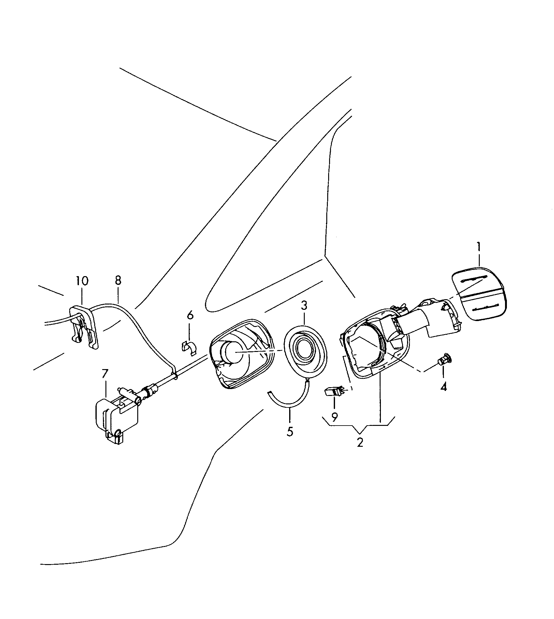 VAG 4F0 862 153B - Element reglaj,inchidere centralizata allinparts.ro