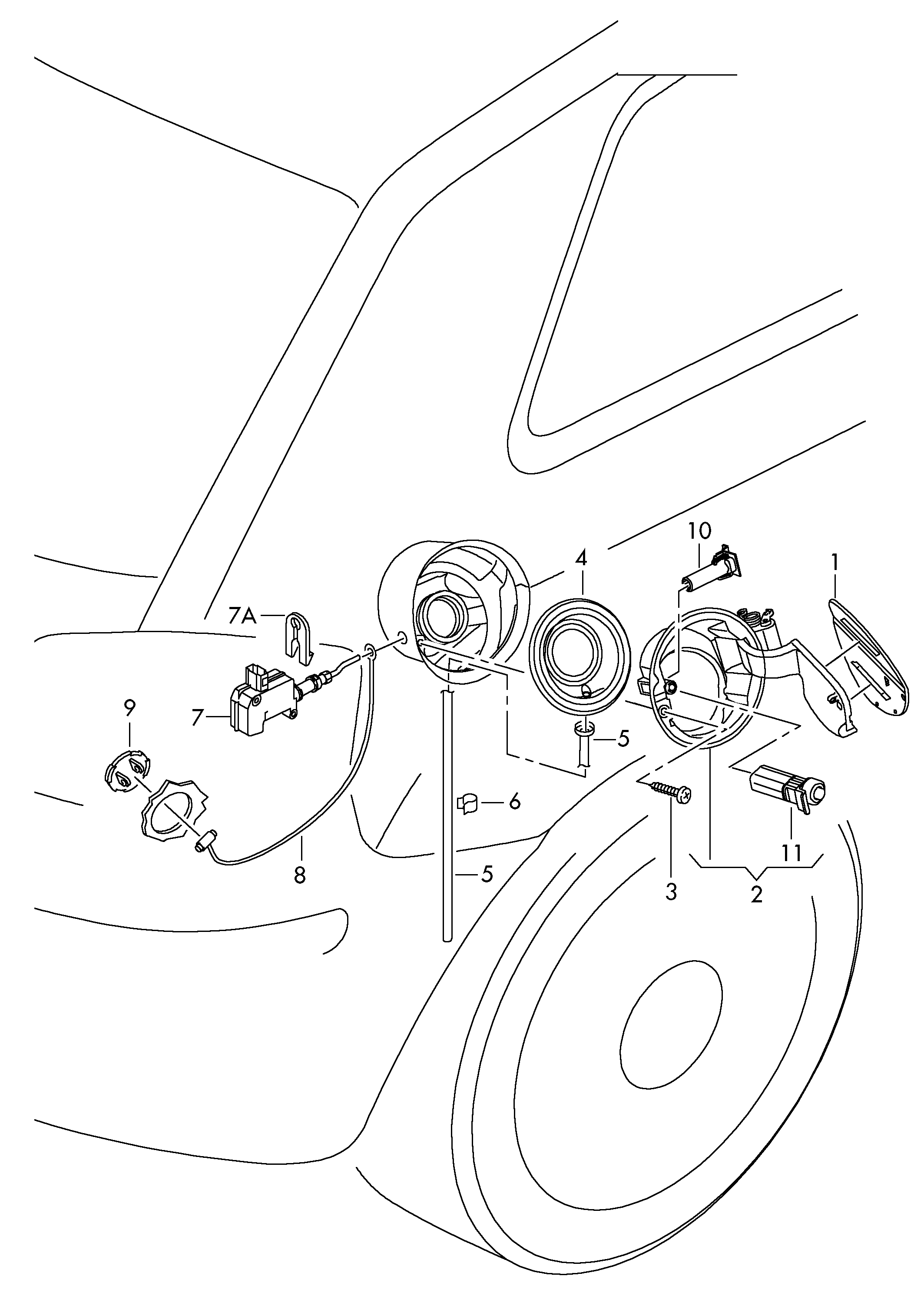 VAG 8P4 862 153 - VAG 8P4 862 153 - Element reglaj,inchidere centralizata allinparts.ro
