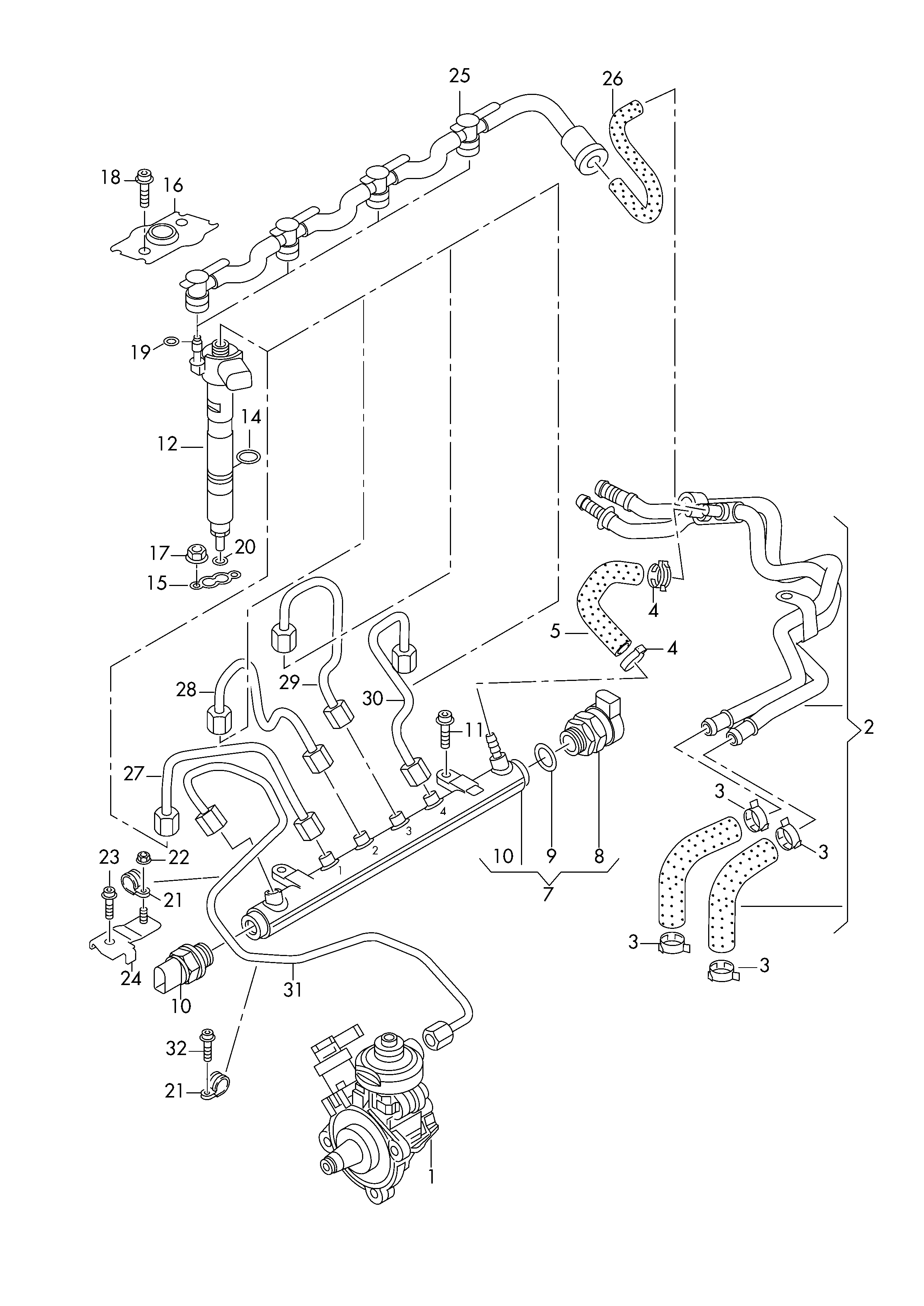 VAG 03L 130 277 - Portinjector allinparts.ro