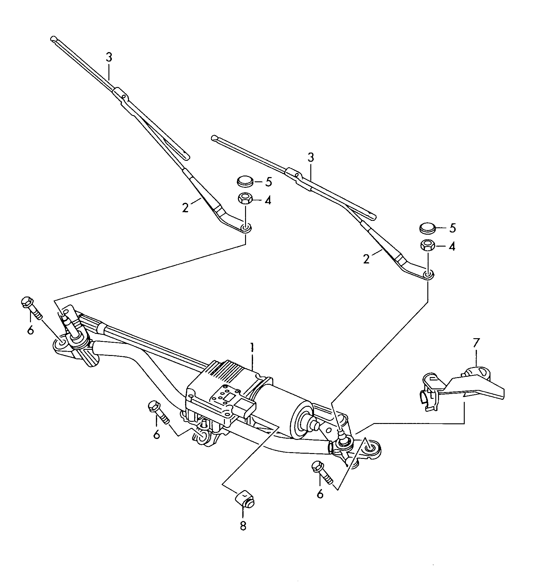 VAG 8R1955425B - Lamela stergator allinparts.ro