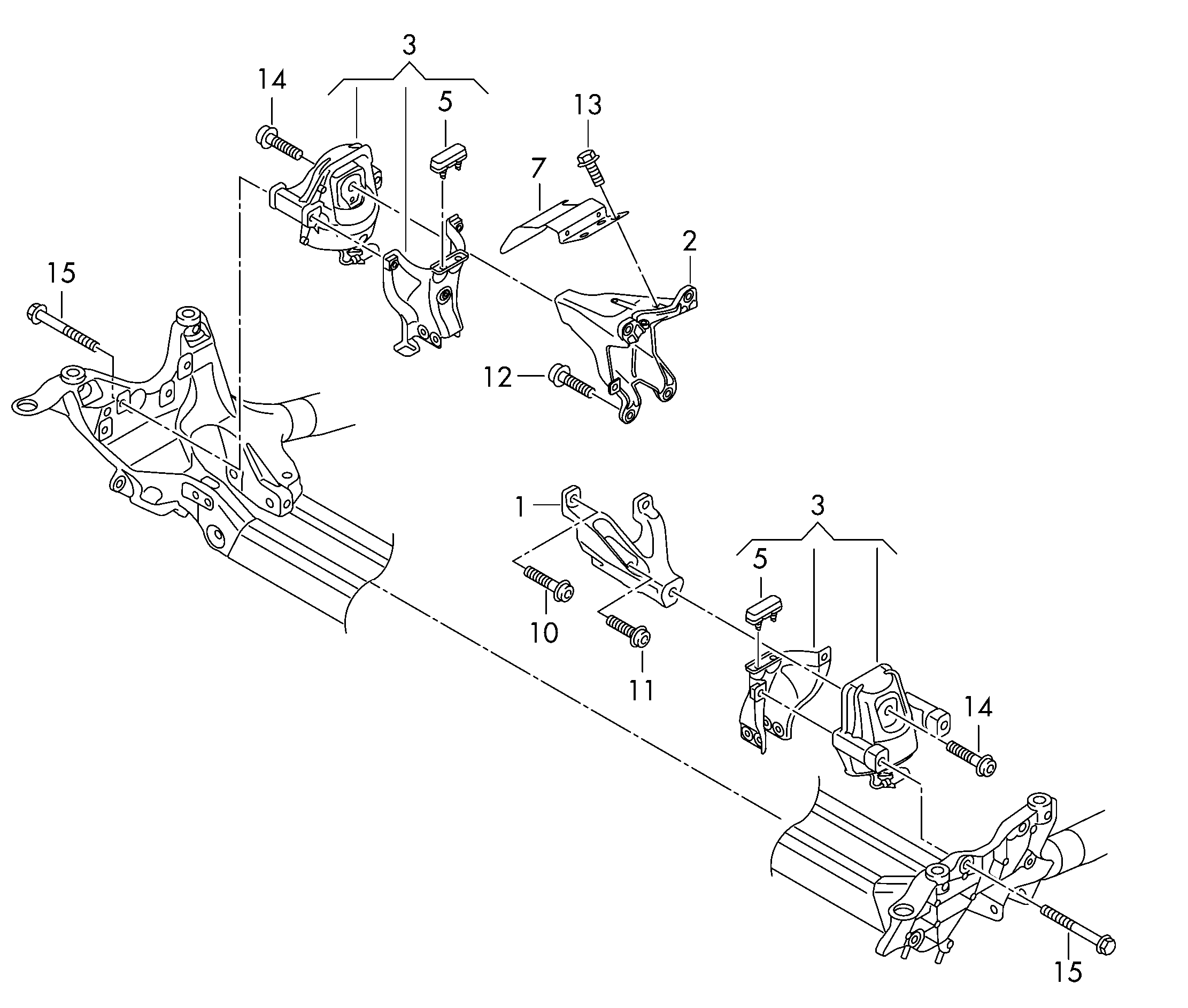 VAG 8R0198381C - Suport motor allinparts.ro