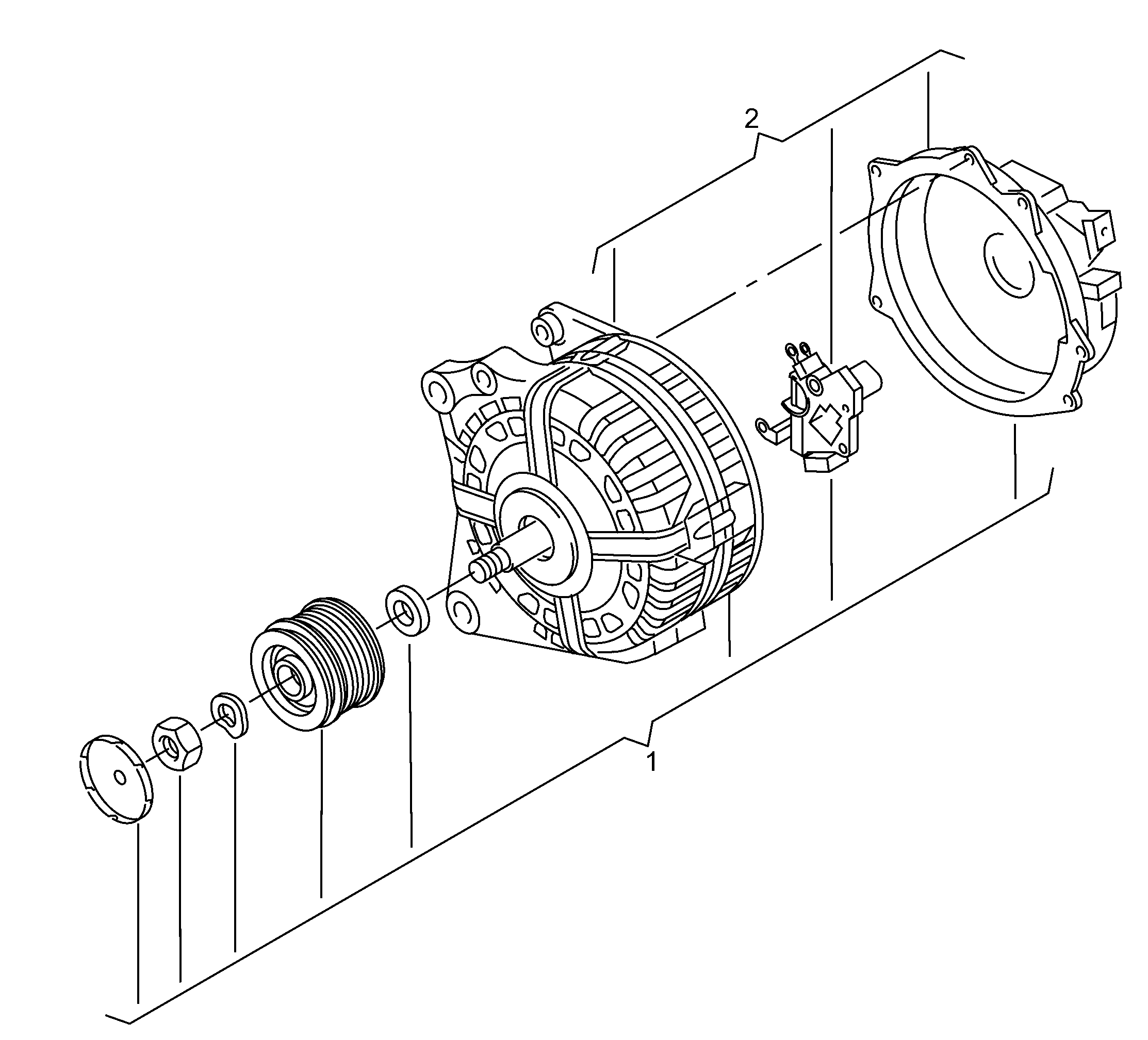 VAG 04L 903 017 EX - Generator / Alternator allinparts.ro