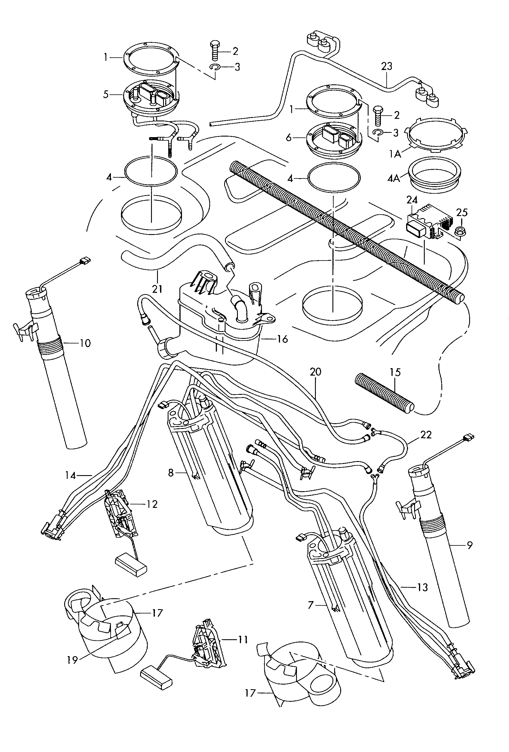 VAG 4E0 919 087 H - Modul alimentare combustibil allinparts.ro