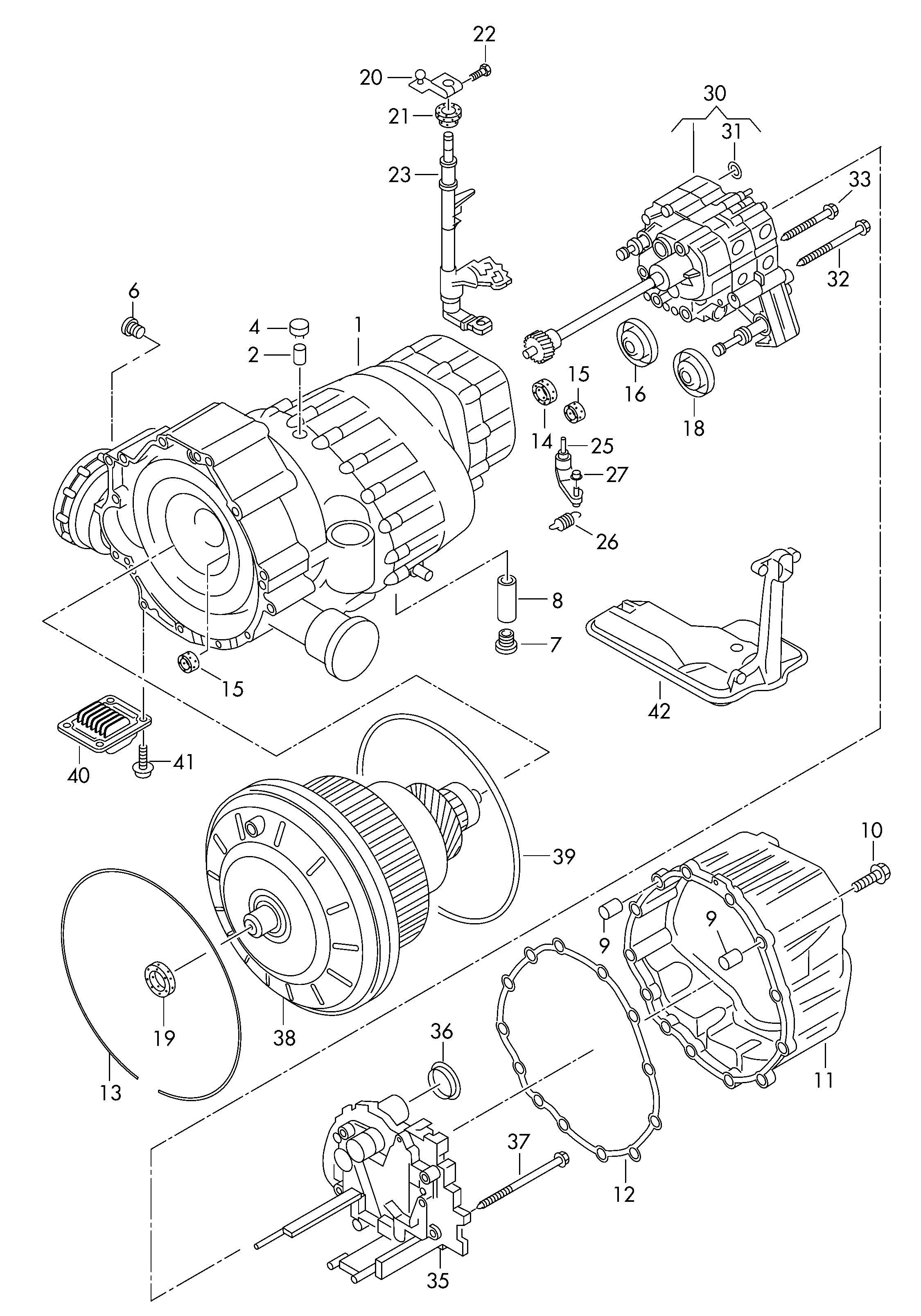 VAG 0AW301463C - VAG 0AW301463C - Filtru hidraulic, cutie de viteze automata allinparts.ro