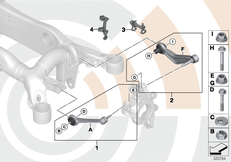 BMW 33 32 2 348 887 - Brat, suspensie roata allinparts.ro