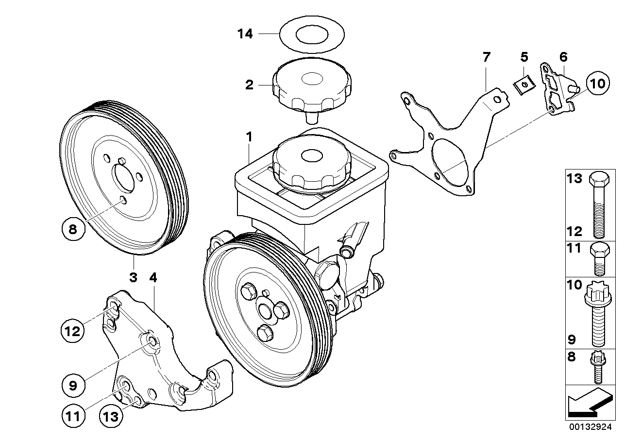 BMW 32 41 3 450 765 - Pompa hidraulica, sistem de directie allinparts.ro