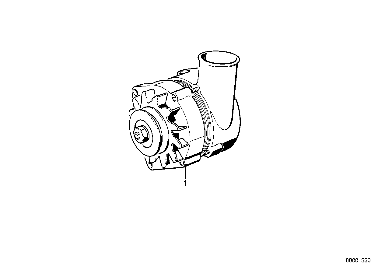 BMW 12311735702 - Generator / Alternator allinparts.ro