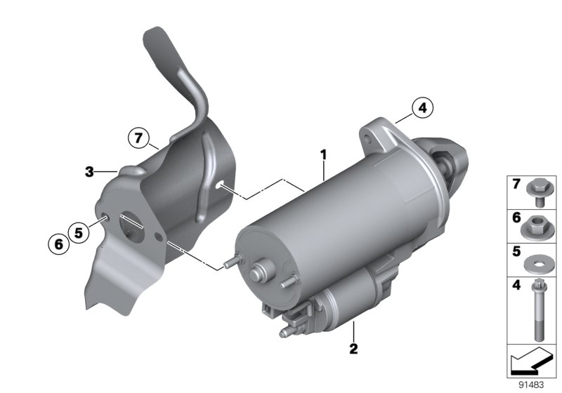 BMW 12417579155 - Starter allinparts.ro
