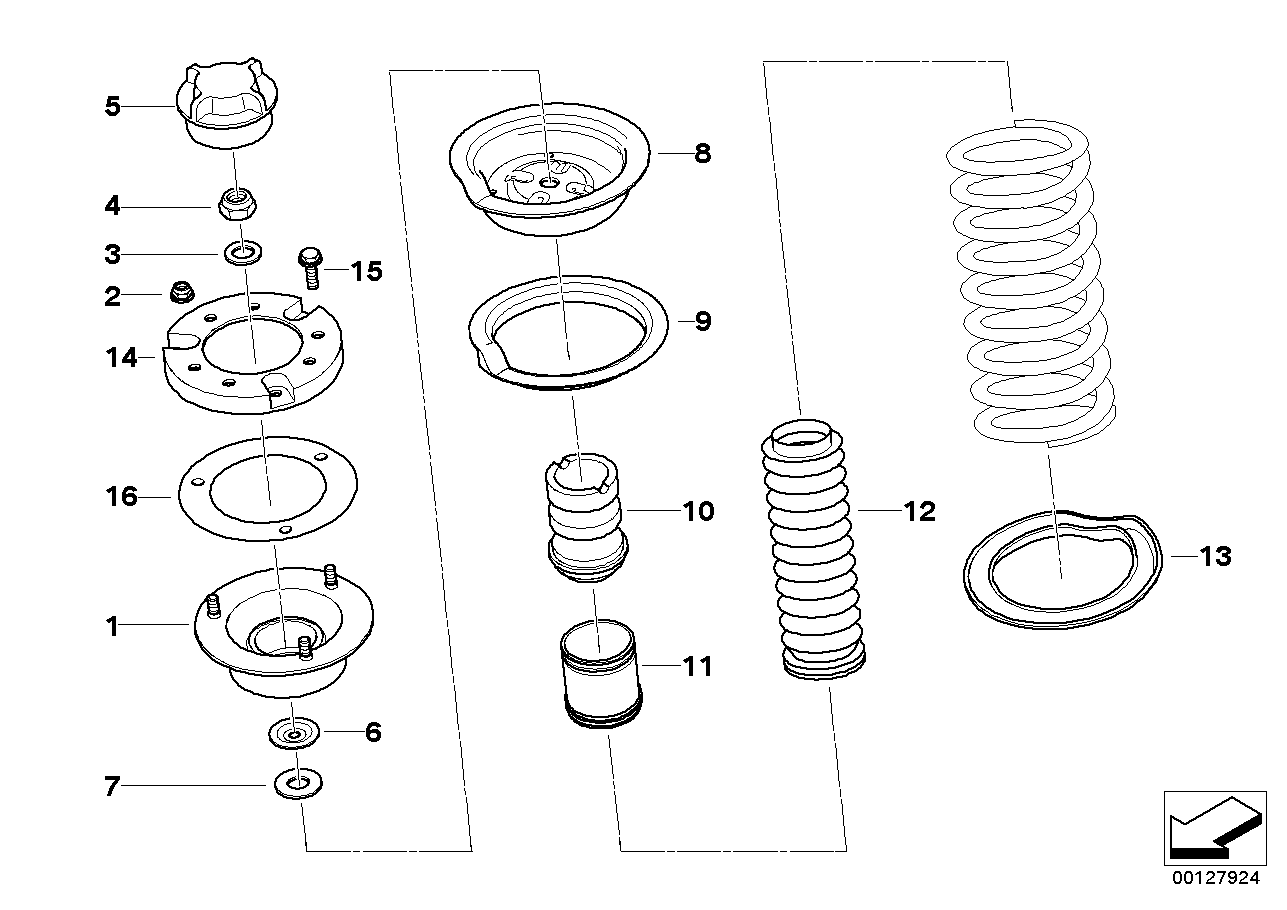 Rolls-Royce 07 11 9 905 829 - Set reparatie, suspensie allinparts.ro