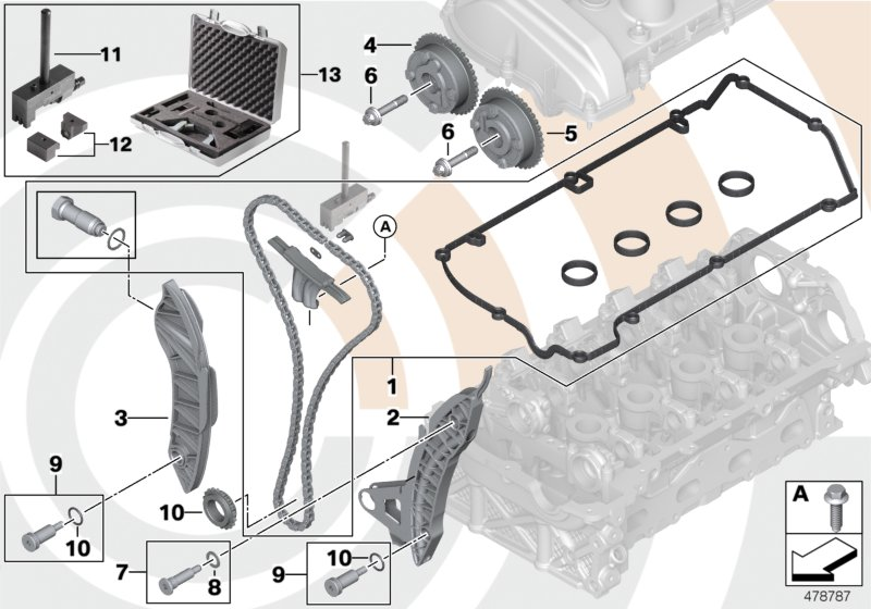 Mini 11 36 7 545 862 - Chit lant de distributie allinparts.ro
