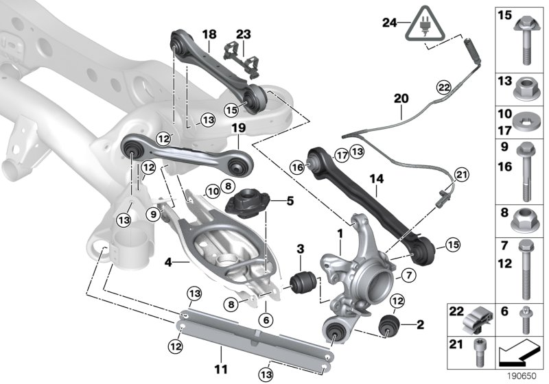 BMW 33326783653 - Suport,trapez allinparts.ro
