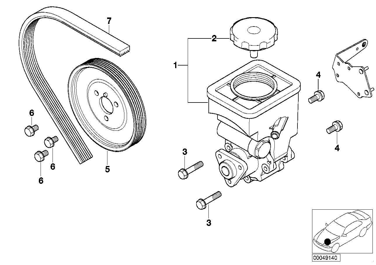BMW 32 41 1 095 155 - Pompa hidraulica, sistem de directie allinparts.ro