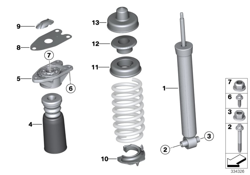 Mini 33 50 6 862 725 - Rulment sarcina suport arc allinparts.ro