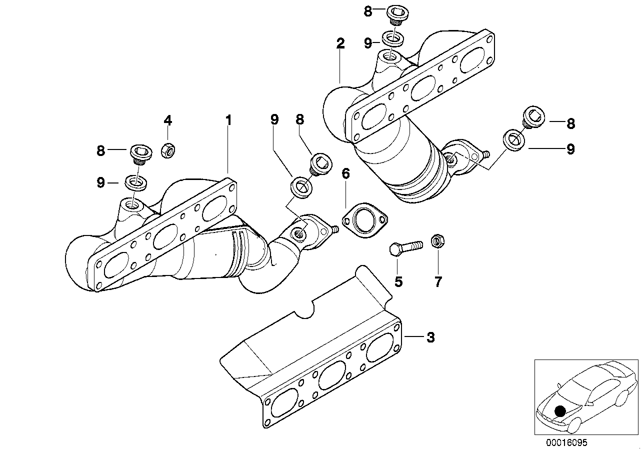 BMW 11 62 7 503 673 - Catalizator allinparts.ro
