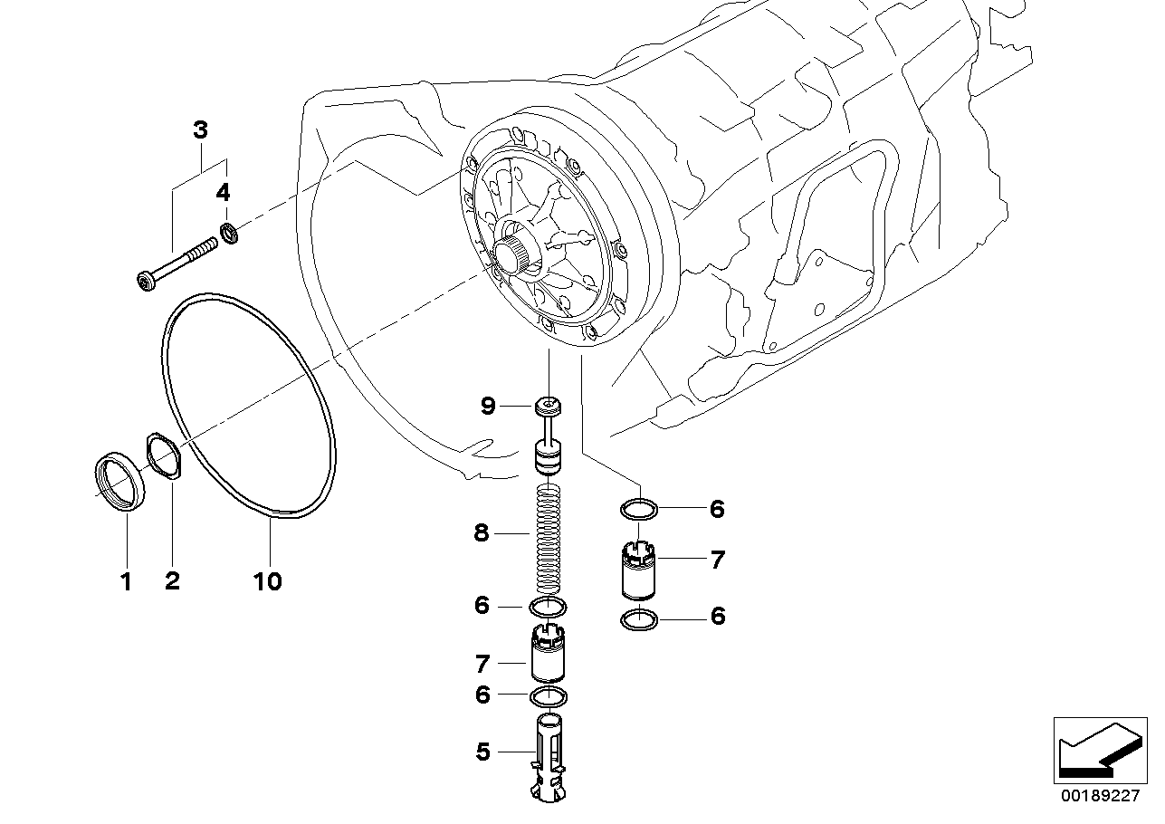 BMW 24201423387 - Inel de etansare allinparts.ro