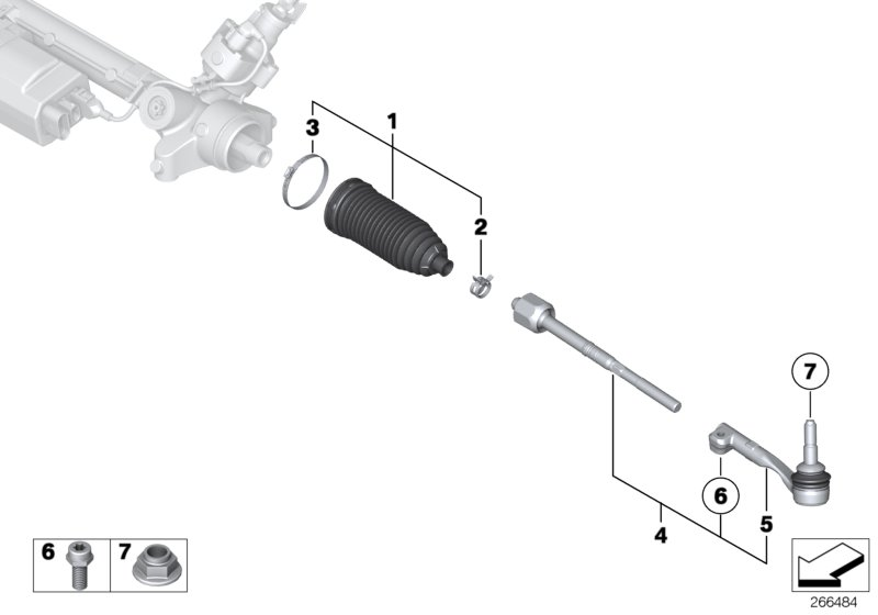 BMW 32 10 6 765 235 - Bara directie allinparts.ro