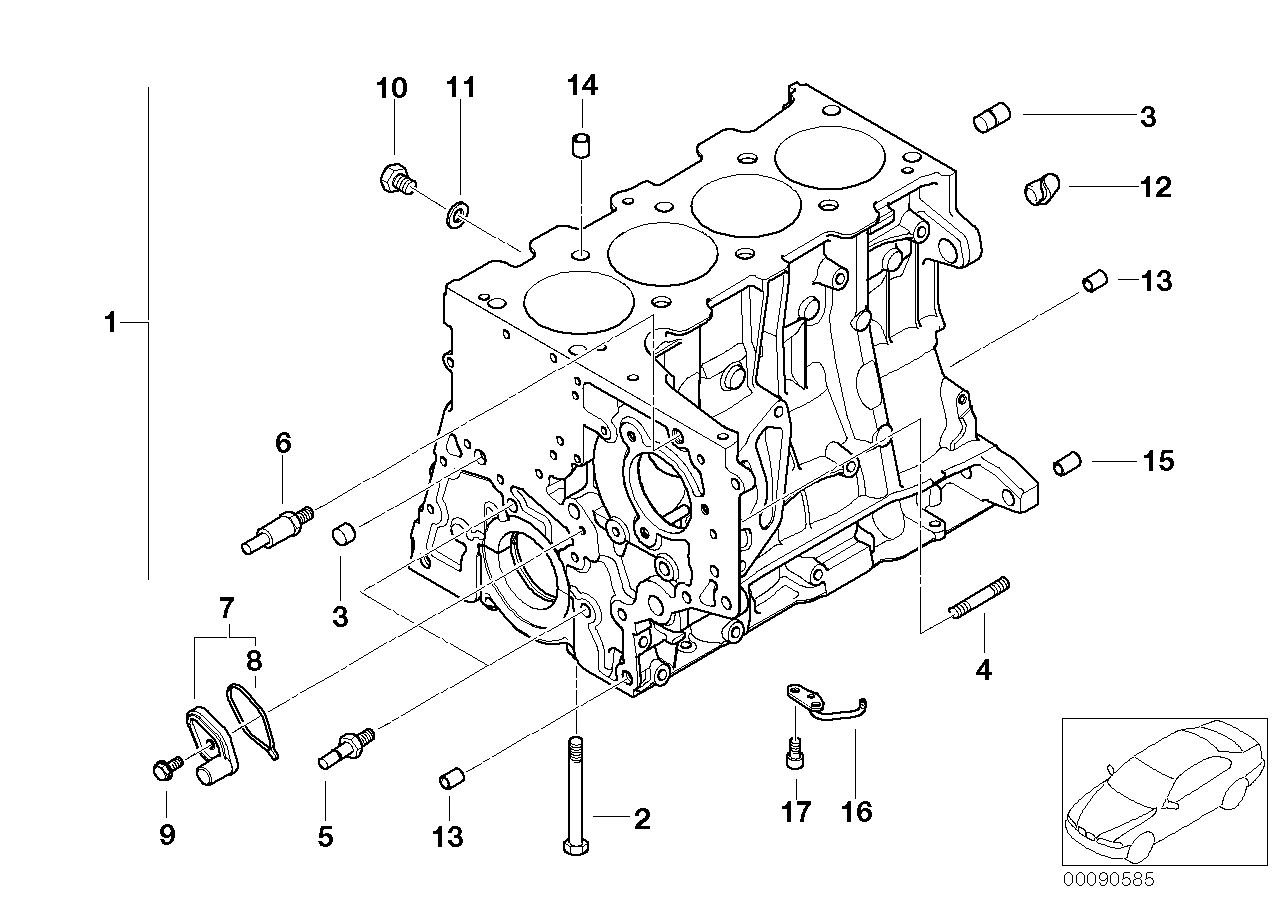 BMW 11 11 7 787 559 - BMW 11 11 7 787 559 - Chit lant de distributie allinparts.ro