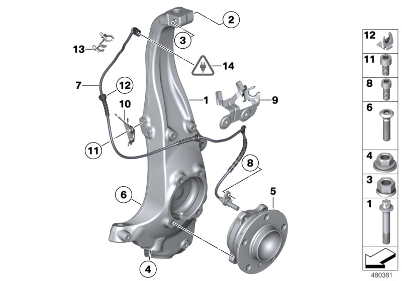 BMW 31 10 6 789 333 - Set reparatie, suspensie allinparts.ro