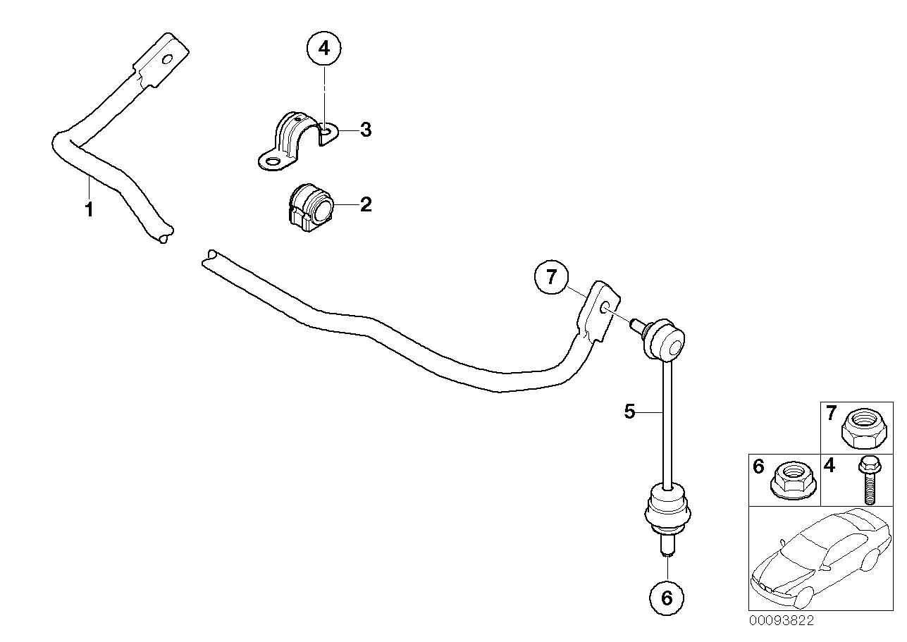 BMW 33 50 6 781 538 - Brat / bieleta suspensie, stabilizator allinparts.ro