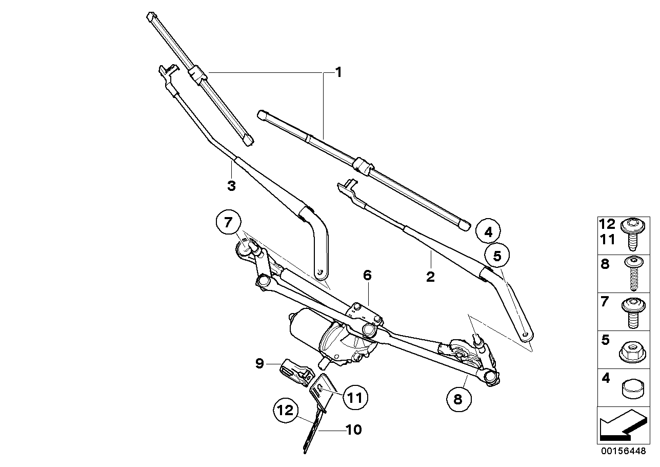 VAG 61610038893 - Lamela stergator allinparts.ro