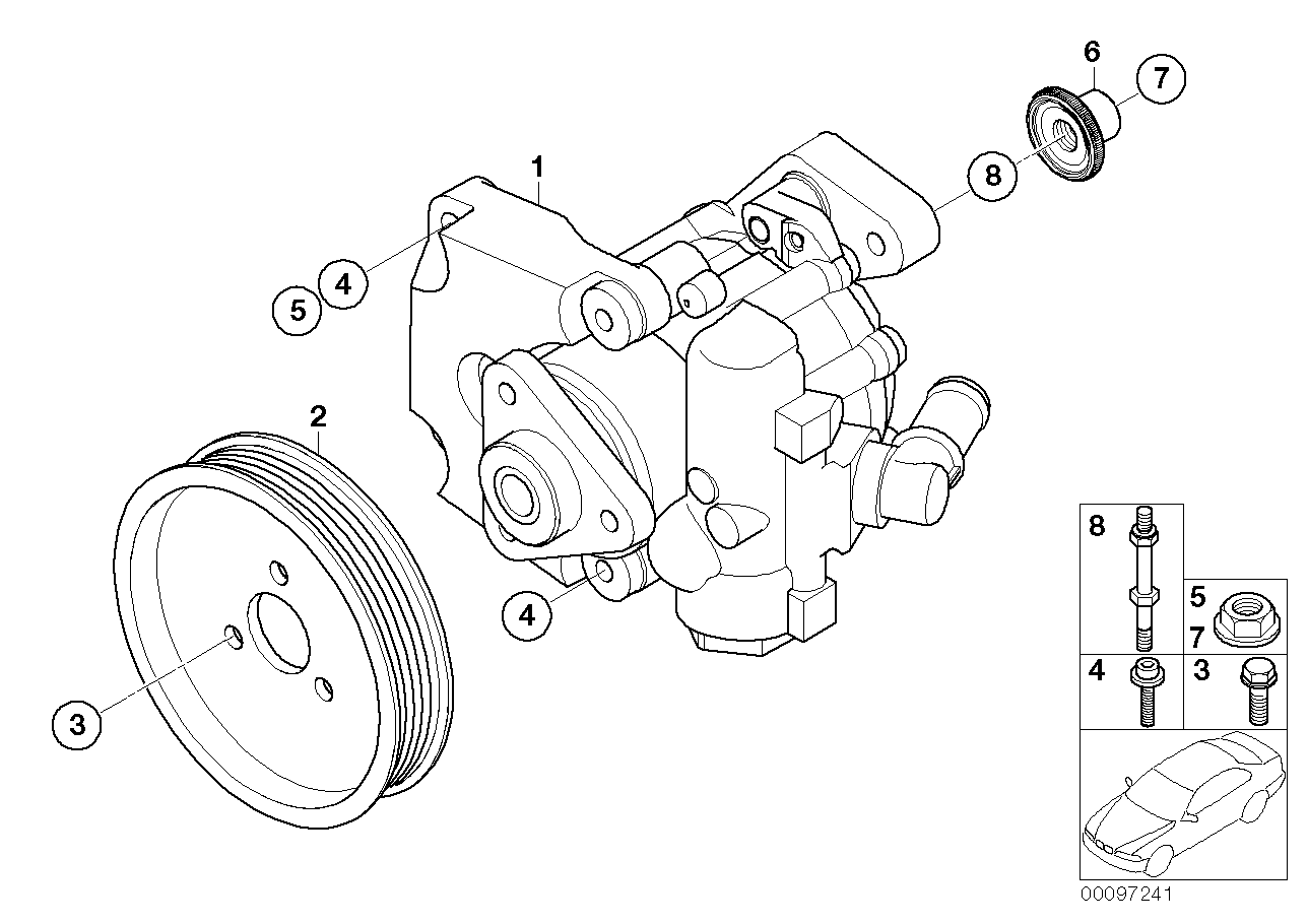 BMW 32 41 6 756 175 - Pompa hidraulica, sistem de directie allinparts.ro
