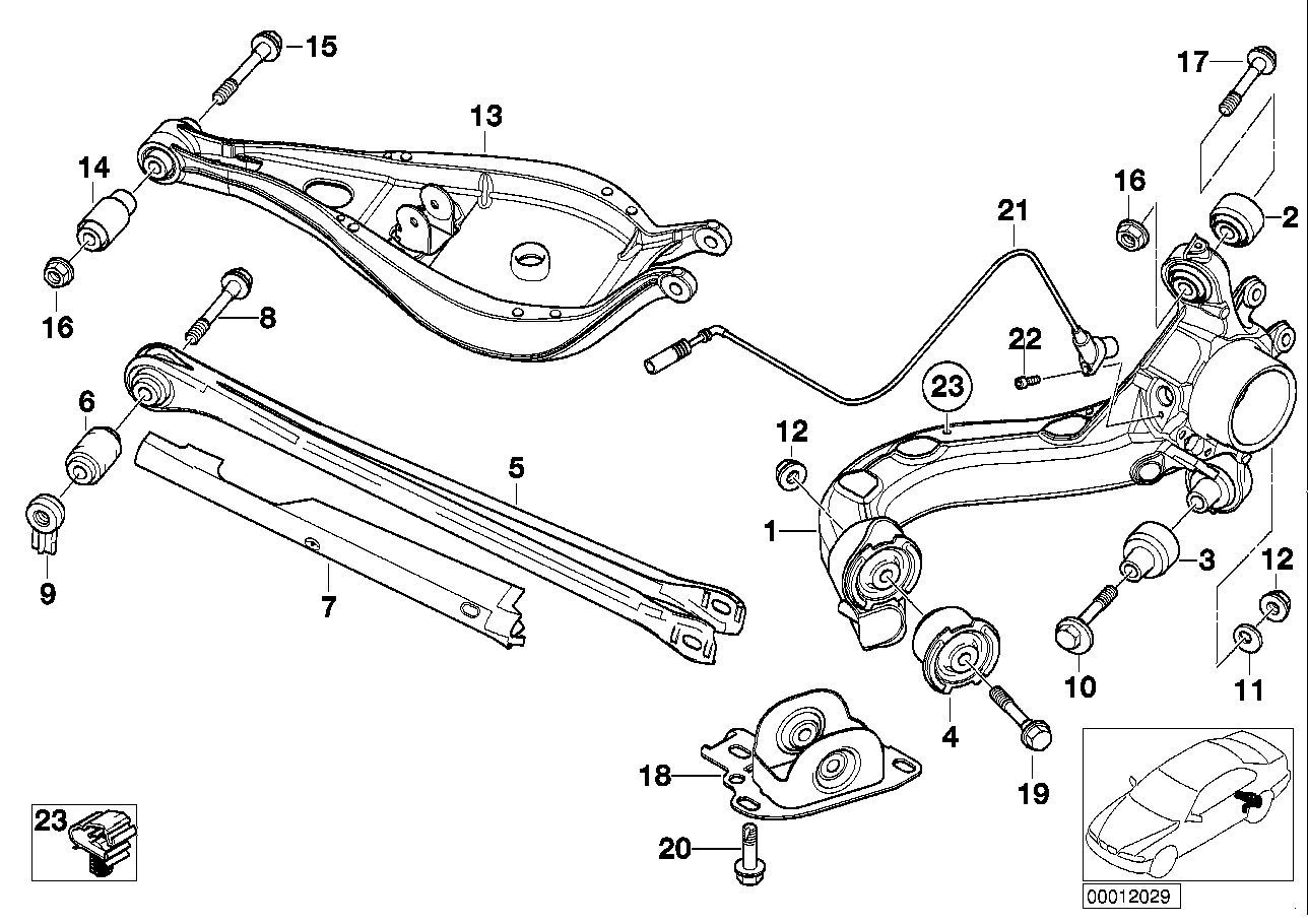 BMW 33 30 6 852 895 - Suport,trapez allinparts.ro