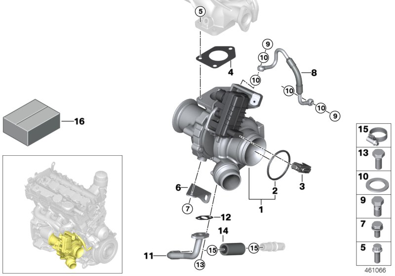 BMW 11652433154 - Compresor,sistem de supraalimentare allinparts.ro