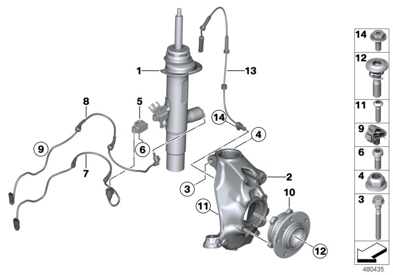 BMW 31 20 6 795 249 - BMW 31 20 6 795 249 - Chit reparatie, brat allinparts.ro