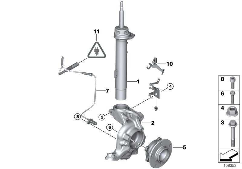 BMW 31 31 6 785 589 - Amortizor allinparts.ro